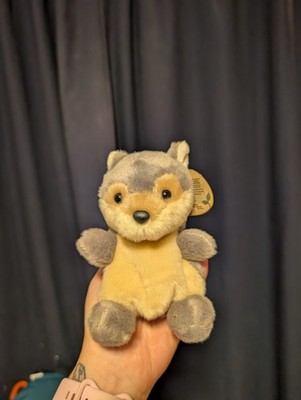 Aurora World Plush - Palm Pals - LUCIAN WOLF (5 inch) Stuffed Animal 