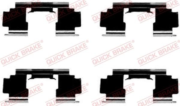 Quick Brake ZubehöRsatz, Scheibenbremsbelag 109-1276 FüR Honda MG Rover-image