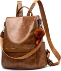 Women Backpack Purse PU Leather Anti-Theft Casual Shoulder Bag Fashion Ladies Sa