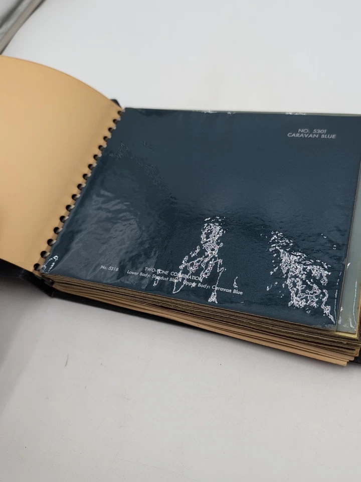 1953 Pontiac цвет и обивка дилер альбом двойной полоски шоу-рум книга - Изображение 3 из 4