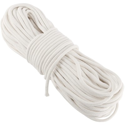 328 Feet #8 Sash Cord, 1/4 Inch Cotton Sash Cord, White Sash Cord for Window,...