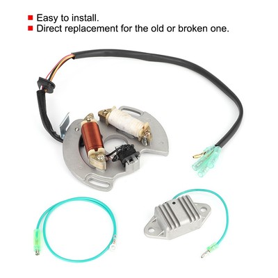́ฅ ATV Stator Magneto Coil With Regulator Accessory Fits For Blaster 200