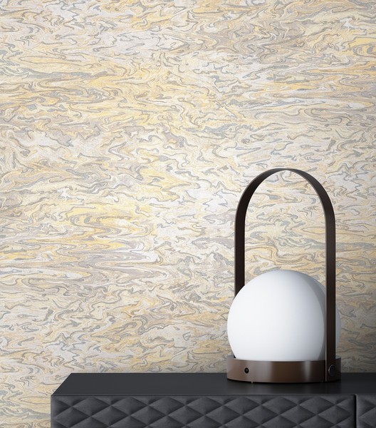Newroom Vliestapete Beige Marmoroptik Glamour Modern Wohnzimmer Schlafzimmer-image