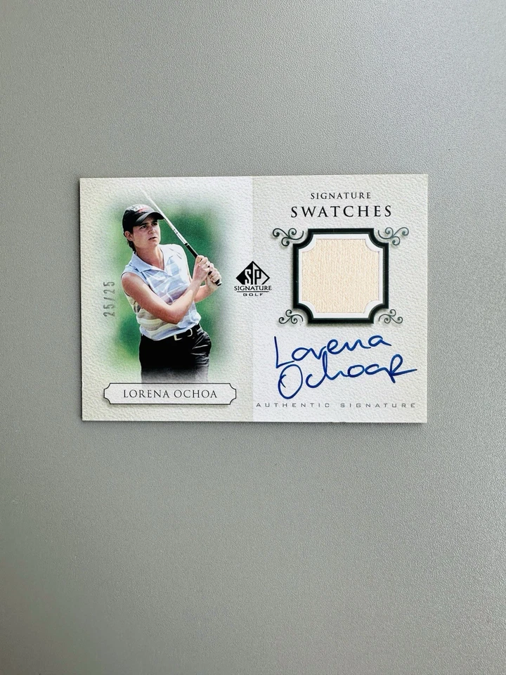 2004 Upper Deck SP Signature Swatches Auto Shirt Lorena Ochoa /25 RC Autograph - Image 4 of 4