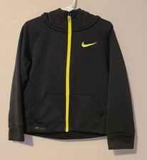 Giacca con cappuccio e zip Nike Dri-Fit da ragazzo, taglia:4