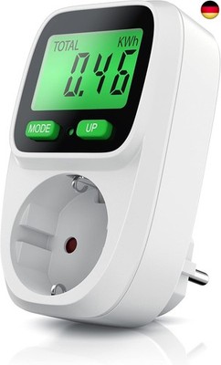 CSL - Power Meter Socket with Backlight - Energy Cost Meter - Standby Consumptio