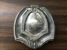 scatola serratura vintage derby silver co placcata argento senza chiave