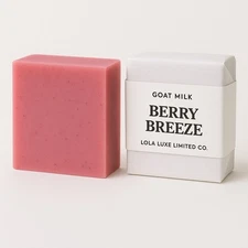 Mixed Berry Handmade Soap Bars – Great Savings starting at $4.50, BIG 6oz Bars!