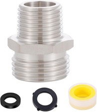 304 Stainless steel garden hose Adapter Bathroom shower tube to garden hose adap