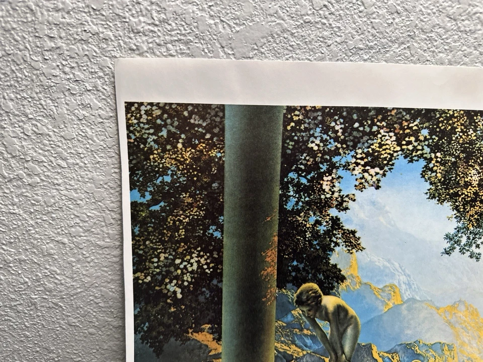 复古 Maxfield Parrish Daybreak 海报 新艺术运动 — 第 2/4 张图片