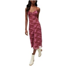 Urban Outfitters - Gwen Mesh Y2K Midi Slip Dress Love Print Size M