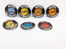 Original Red Line Hot Wheels Metal Buttons lot 2085t