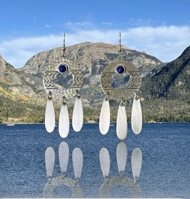 Brighton Marrakesh MIRAGE Earrings Blue List $48 NWT