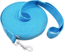 Nylon Training Dog Leash for Small Medium Large Dogs, 1 Inch Wide, 20ft 30ft 40f