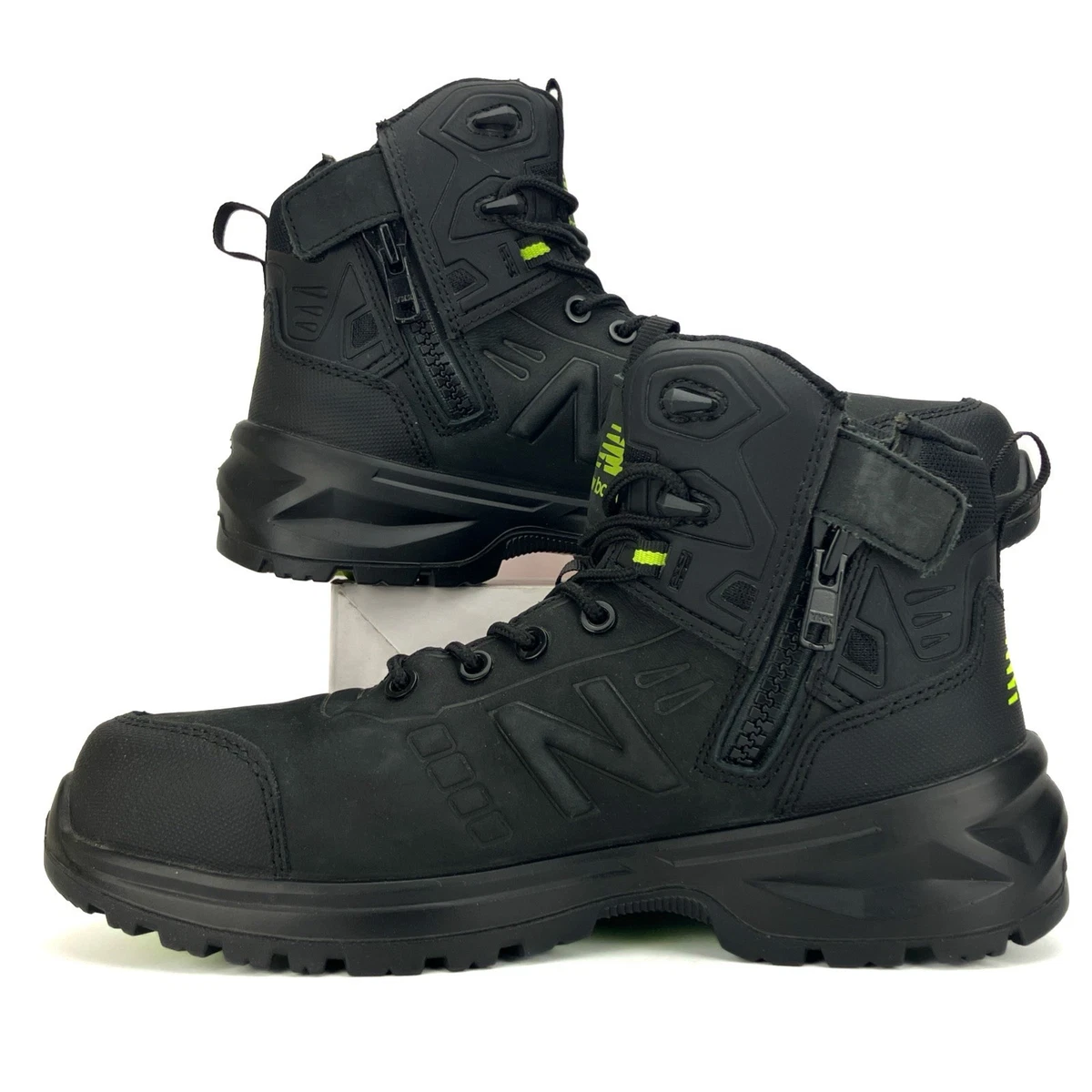 New Balance Calibre Composite Toe Boots - Men's Size 8 Wide 'Black' Size Zip