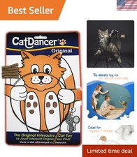 Irresistible Cat Dancer: Safe Interactive Toy for Active House-Cats - Brown