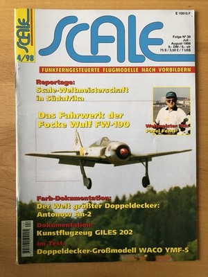 SCALE - Funkferngesteuerte Flugmodelle nach Vorbildern 4/98 No.39