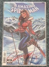 AMAZING SPIDER-MAN #40 J SCOTT CAMPBELL SKI CHALET VARIANT SIGNED W/ COA🔥MARVEL