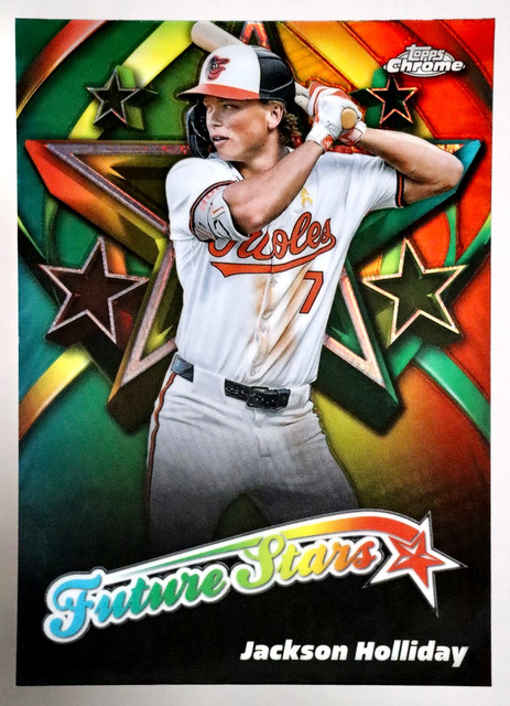2025 Topps Chrome Jackson Holliday Future Stars Orioles Insert Card FS-1 OS2