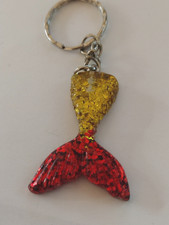 Sparkling Multicolor Mermaid Tail Novelty Keychain