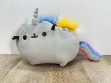 Gund Pusheen the Cat Rainbow PUSHEENICORN Gray Unicorn 12-inch Plush Stuffed