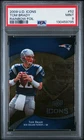 2009 Upper Deck Icons Tom Brady #52 Rainbow Foil PSA 9