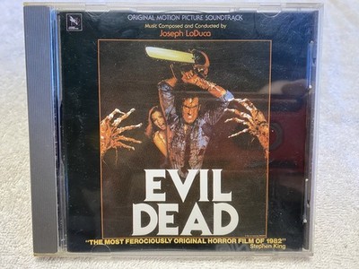   THE EVIL DEAD ORIGINAL CD MOTION PICTURE SOUNDTRACK OST JOSEPH LODUCA  