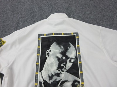 VTG Makaveli Branded Track Jacket Mens 3XL White Full Zip Photo
