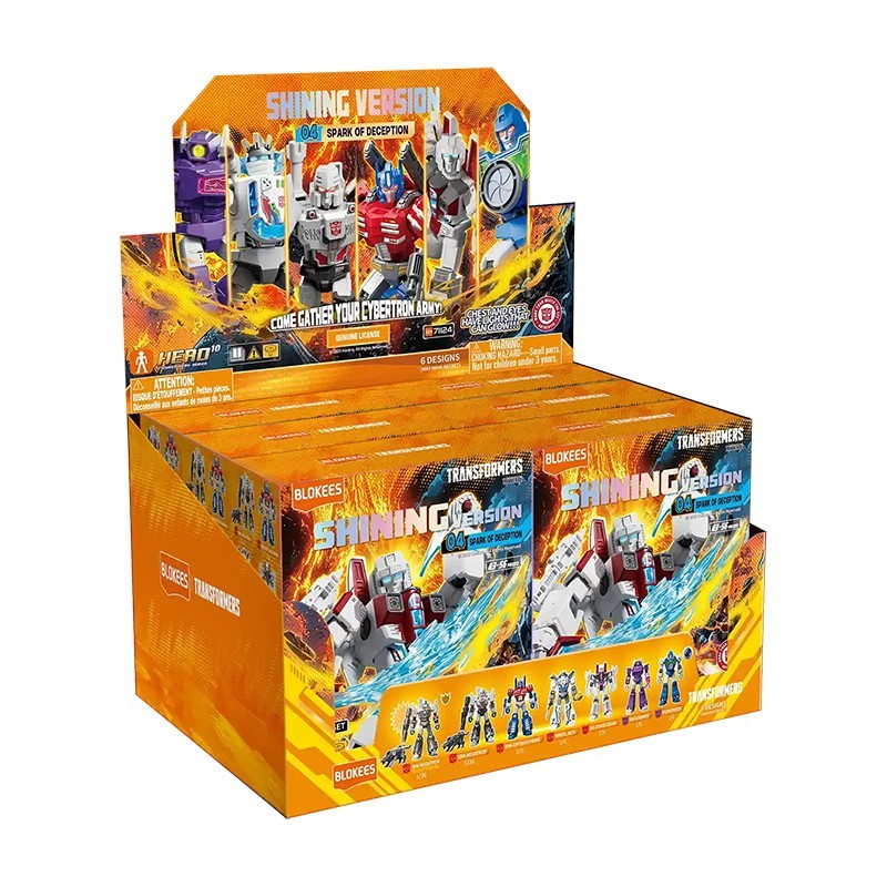 Transformers Blokees Shining Version 04 Spark Of Deception figurine robot plastique
