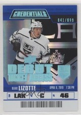 2019 Upper Deck Credentials Debut Ticket Access 41/699 Tier 2 Blake Lizotte 7l6