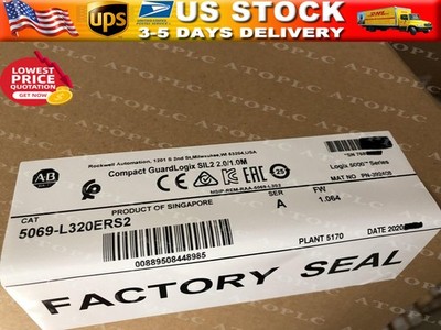 5069-L320ERS2 /A GuardLogix 5380 Processor Compact SIL2 2.0/1.0M New Sealed DHL