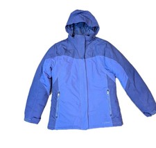 LL Bean Womens Large 14-16 Hooded Insulated Ski Snow Winter Coat Purple
