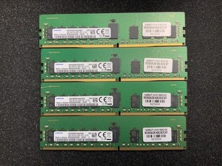 Lot of 4 Samsung 16GB DDR4 2933 PC4 23466 ECC RDIMM M393A2K40CB2 CVFBY 1Rx4