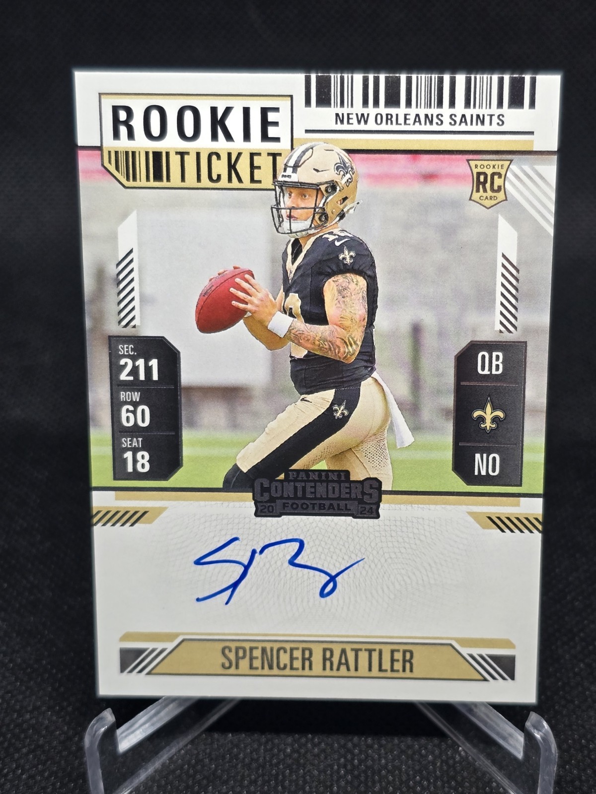 2024 Panini Contenders - Rookie Ticket RPS Spencer Rattler #116 Hobby 