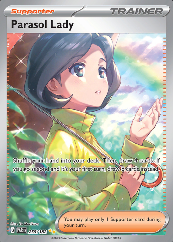 Parasol Lady (255/182) Special Illustration Rare | SV04 Paradox Rift | Near Mint