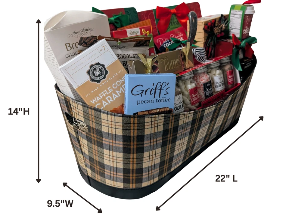 Fanciful Holiday Extra Large Gourmet Gift Basket - Christmas and Holiday Gifts - Image 2 of 4