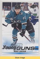 2019-20 Upper Deck Young Guns Noah Gregor #462 READ c5r