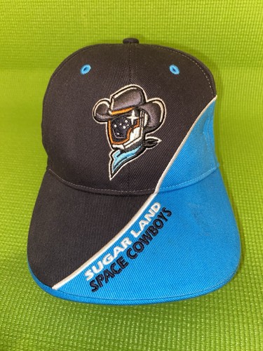 Sugar Land Space Cowboys 47 Brand Embroidered Strapback Cap Blue
