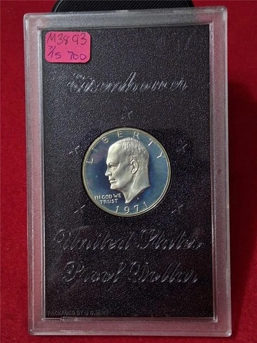 Photo of a 1971-S Eisenhower Dollar Proof from an eBay listing that sold on Jul 22, 2026