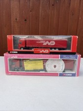 Corgi 1/50 Scale 75603 Renault Curtainside Truck - Norbert Dentressangle BUNDLE