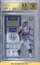2012 Contenders Playoff Ticket 19/99 Andrew Luck BGS 9.5 GEM MINT Auto READ 1j6