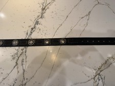 New Jack Daniels Designer Belt Black Sizea 34 100 Leather Made In USA