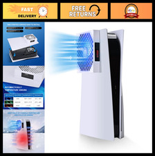 Cooling Fan for PS5 Console - Auto 3 Speed, Temp Display, RGB Lighting