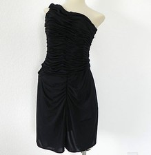 Do & Be One Shoulder Bodycon Little Black Dress Micro Mini Dress Stretch Size S