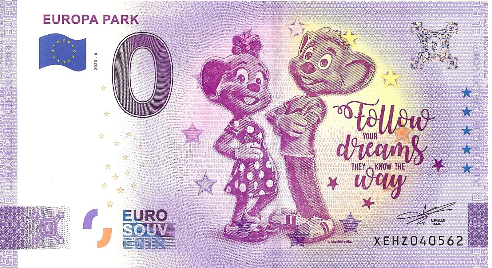 Billet Europa Park d’occasion