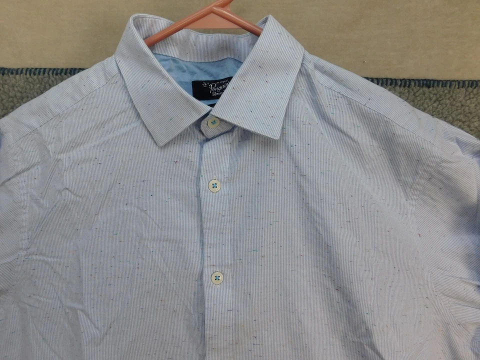 Penguin Munsingwear Men's 16 1/2 Speckled Rainbow Heritage Slim Fit Shirt - Image 2 of 4