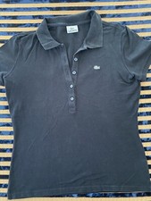 LACOSTE+POLO +TAGLIA 44 + NERO +ORIGINALE 100%