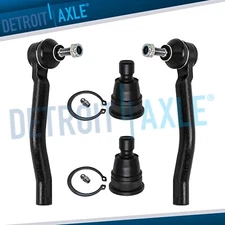 Front Outer Tie Rods Lower Ball Joints for Nissan Sentra Leaf NV200 City Express