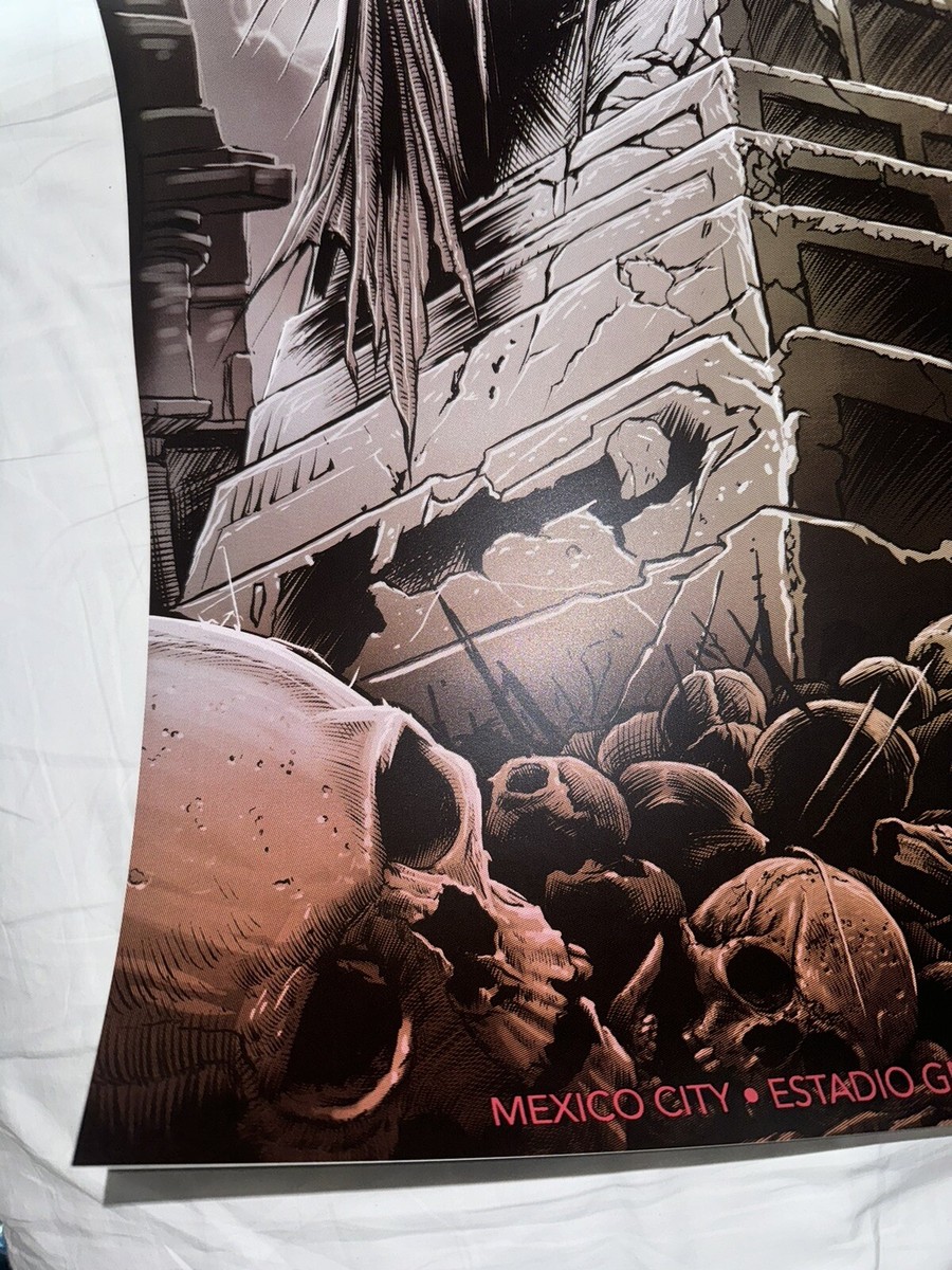 Official Metallica M72 Mexico City Poster Set By Maxx242 Night 1