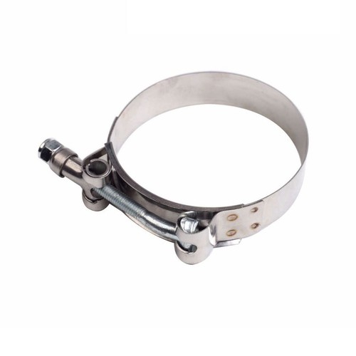 Acoplador de manguera de tubo turbo de 2,5" pulgadas abrazaderas de perno en T de acero inoxidable 70-78 mm 8 piezas - Imagen 5 de 6